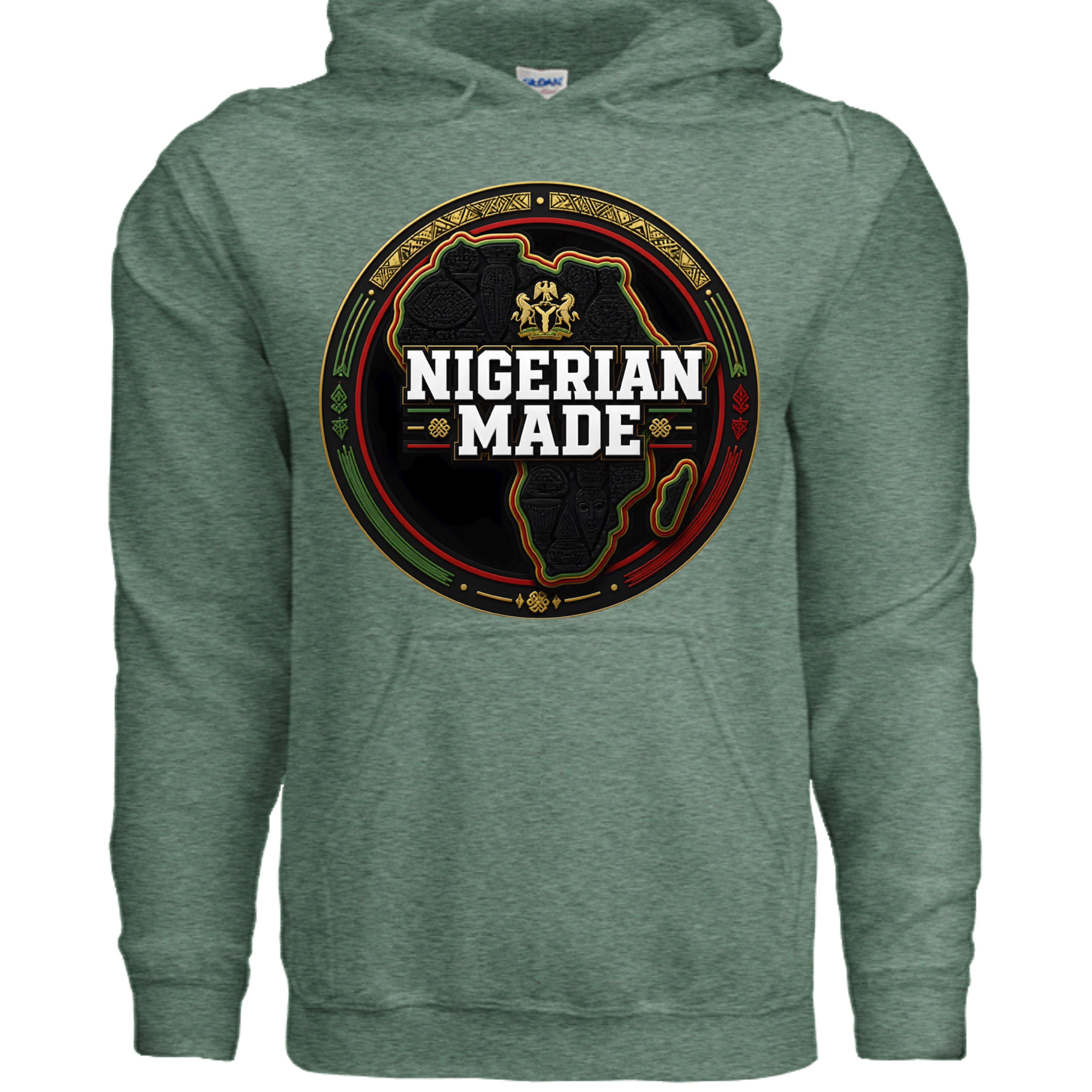 Heather Sport Dark Green - G185 - FRONT